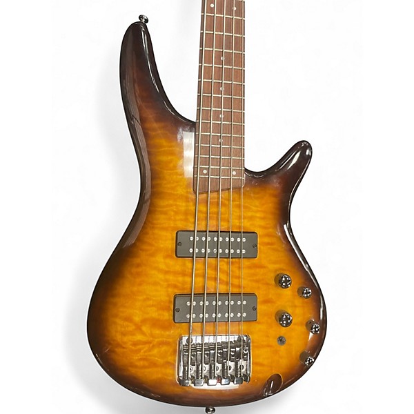 Used Ibanez SDGR 5 STRING 2 Tone Sunburst Electric Bass Guitar
