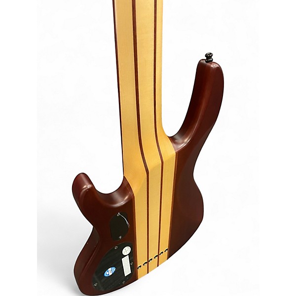 Used Ltd 6 STRING D-6 DARK BROWN Electric Bass Guitar