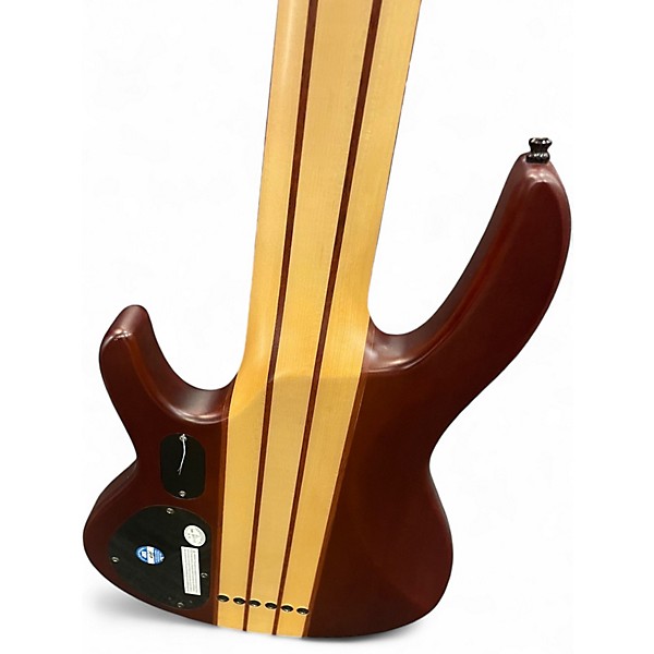 Used Ltd 6 STRING D-6 DARK BROWN Electric Bass Guitar