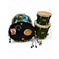 Used Pearl 3 Piece Masters Maple Emerald Green Drum Kit thumbnail