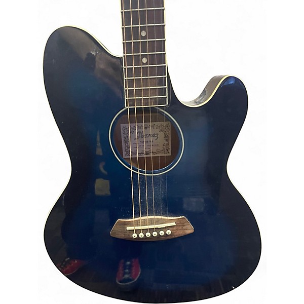 Used Ibanez TCY10E Talman BLUE BURST Acoustic Electric Guitar