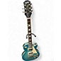 Used Epiphone Les Paul Traditional Pro IV Blue Solid Body Electric Guitar thumbnail