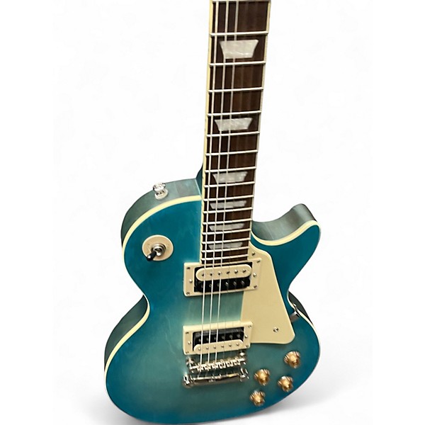 Used Epiphone Les Paul Traditional Pro IV Blue Solid Body Electric Guitar