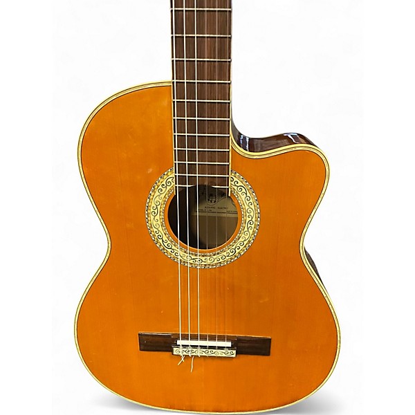 Used Esteban MALAGUENA Natural Classical Acoustic Electric Guitar