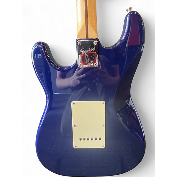 Used Squier Affinity Stratocaster Metallic Blue Solid Body Electric Guitar