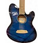 Used Ibanez TCY10E Talman Blue Burst Acoustic Electric Guitar