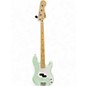 Used Squier Precision Bass Surf Green Electric Bass Guitar thumbnail