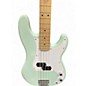 Used Squier Precision Bass Surf Green Electric Bass Guitar