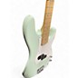 Used Squier Precision Bass Surf Green Electric Bass Guitar