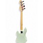 Used Squier Precision Bass Surf Green Electric Bass Guitar