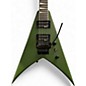 Used Jackson JS32 King V ARMY GREEN Solid Body Electric Guitar
