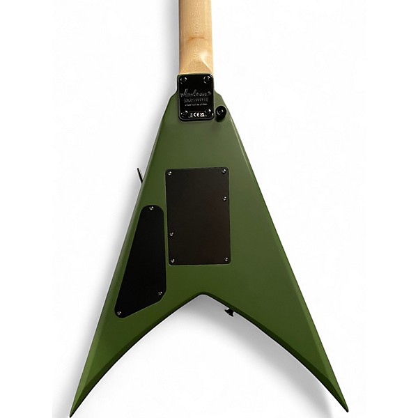 Used Jackson JS32 King V ARMY GREEN Solid Body Electric Guitar