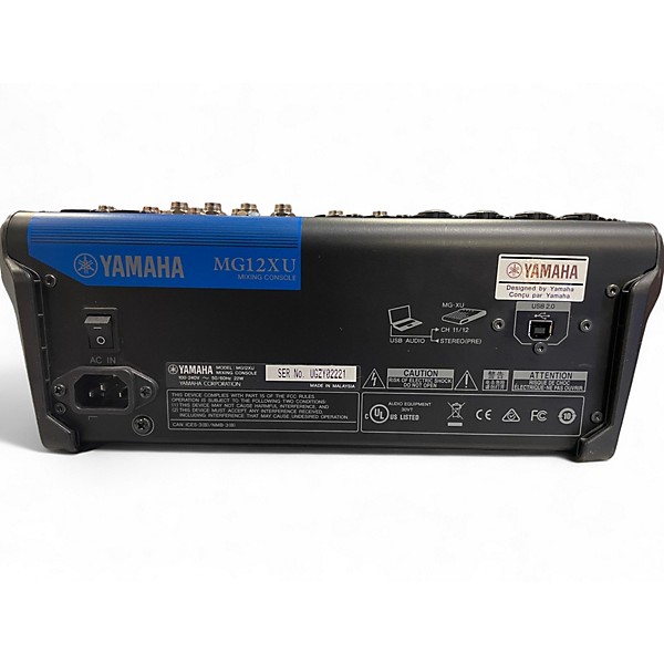 Used Yamaha MG12XU Unpowered Mixer