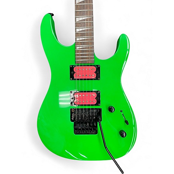 Used Jackson DK2XR Neon Green Solid Body Electric Guitar