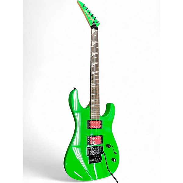 Used Jackson DK2XR Neon Green Solid Body Electric Guitar
