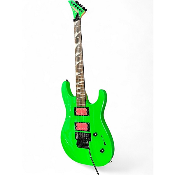 Used Jackson DK2XR Neon Green Solid Body Electric Guitar