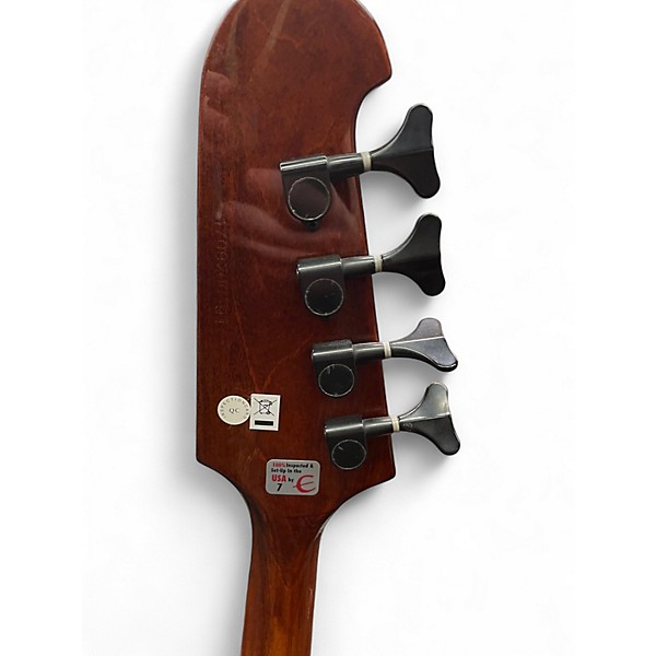 Used Epiphone Thunderbird IV Reverse Vintage Sunburst Electric Bass Guitar