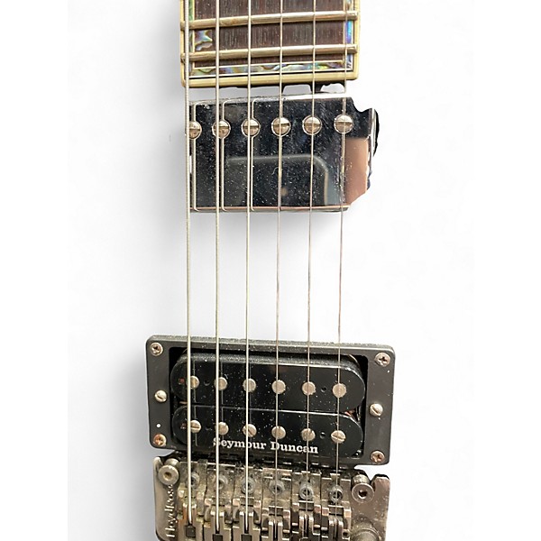 Used ESP LTD MH1000 Deluxe Satin Black Solid Body Electric Guitar