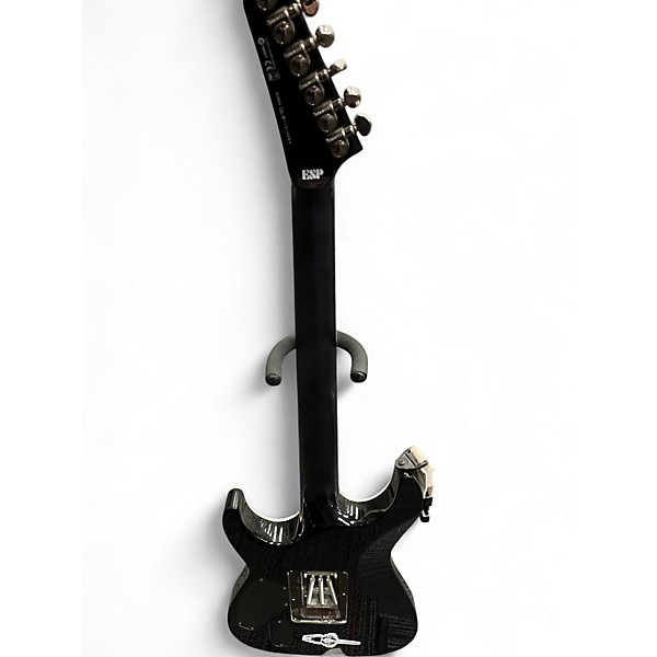 Used ESP LTD MH1000 Deluxe Satin Black Solid Body Electric Guitar