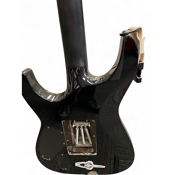 Used ESP LTD MH1000 Deluxe Satin Black Solid Body Electric Guitar