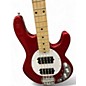 Used Sterling by Music Man Ray4 Candy Apple Red Electric Bass Guitar