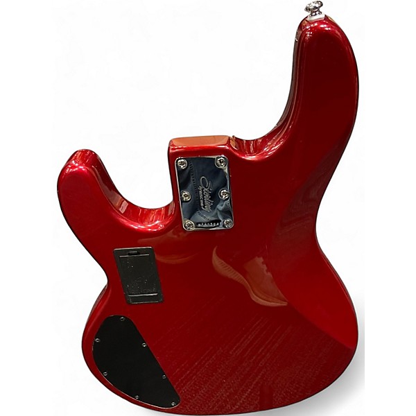 Used Sterling by Music Man Ray4 Candy Apple Red Electric Bass Guitar