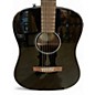 Used Fender CD60 Dreadnought Black Acoustic Guitar