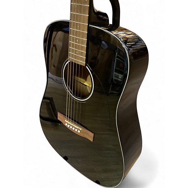 Used Fender CD60 Dreadnought Black Acoustic Guitar