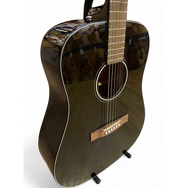 Used Fender CD60 Dreadnought Black Acoustic Guitar