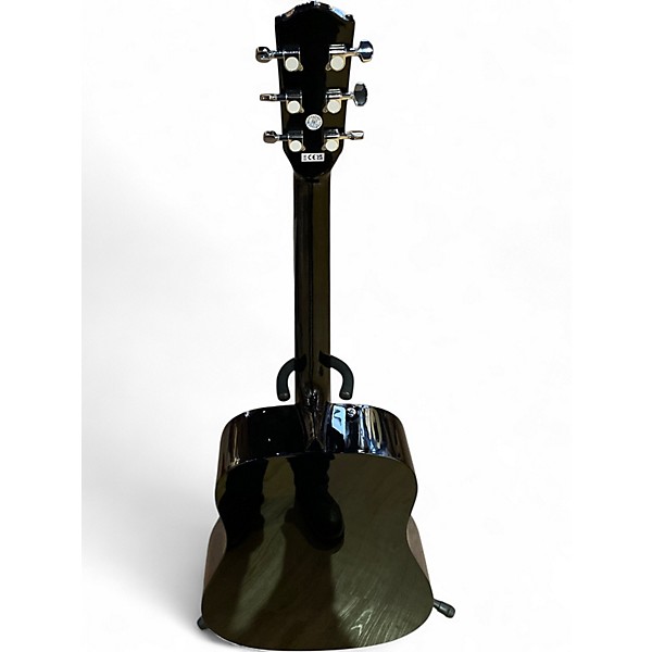 Used Fender CD60 Dreadnought Black Acoustic Guitar