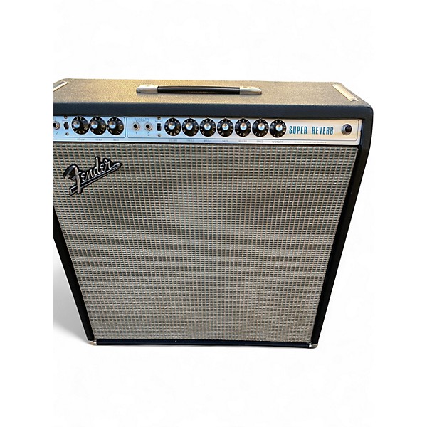 Vintage 1976 Fender 76 Super Reverb silver face Guitar Cabinet