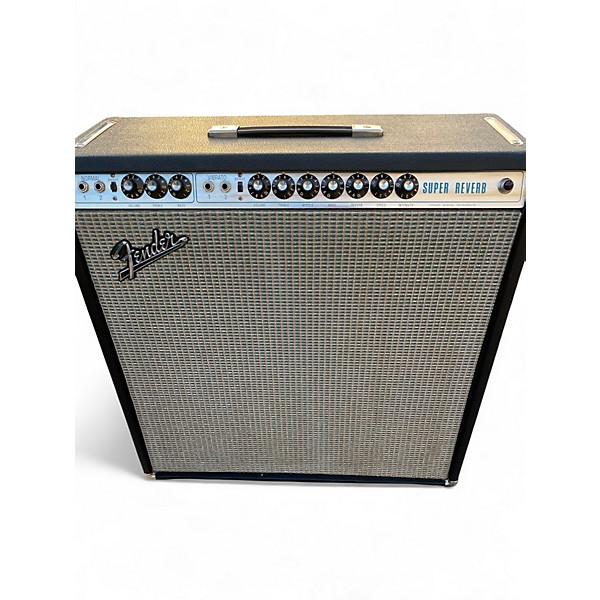 Vintage 1976 Fender 76 Super Reverb silver face Guitar Cabinet