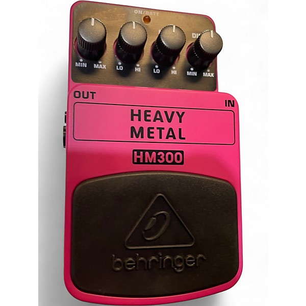 Used Behringer HM300 Heavy Metal Distortion Effect Pedal