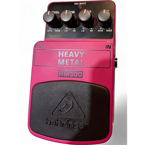 Used Behringer HM300 Heavy Metal Distortion Effect Pedal