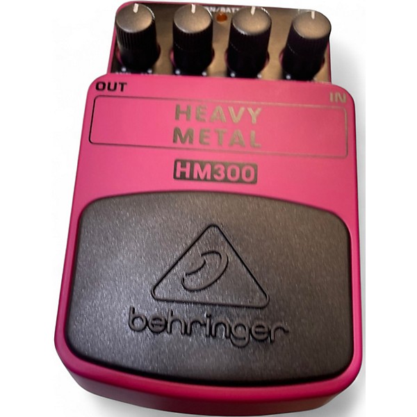 Used Behringer HM300 Heavy Metal Distortion Effect Pedal