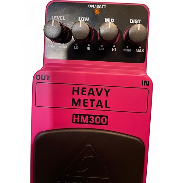 Used Behringer HM300 Heavy Metal Distortion Effect Pedal