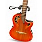 Used Ovation 6868 Elite Standard Orange Acoustic Electric Guitar