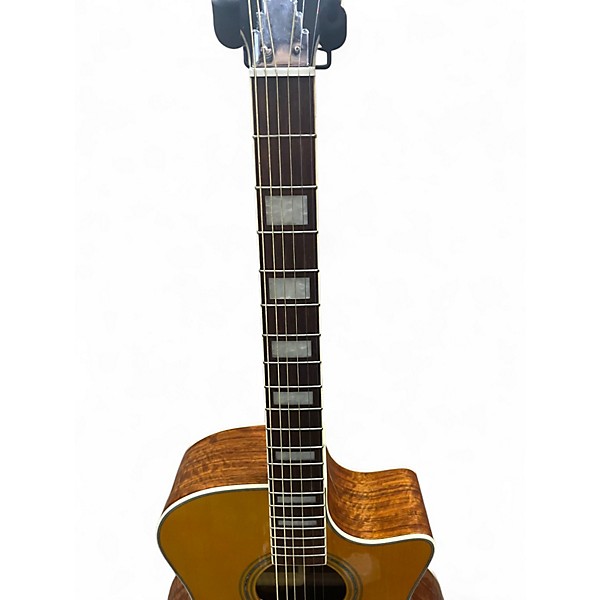 Used D'Angelico Premier Gramercy Natural Acoustic Electric Guitar