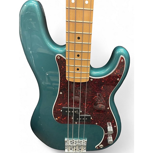 Used Fender Player Precision Bass Ocean Turquoise Electric Bass Guitar