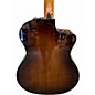Used Taylor 224CEKDLX Left Handed Sunburst Acoustic Electric Guitar