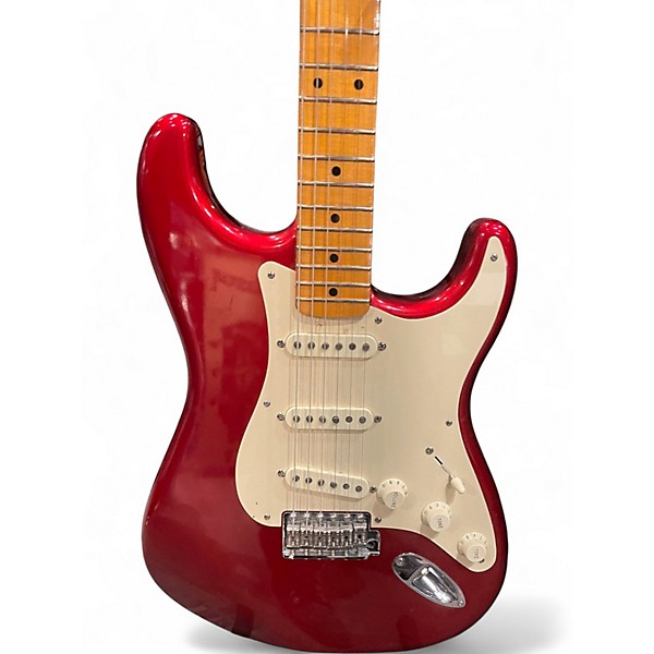 Used Fender Artist Series Eric Johnson Stratocaster RED Solid Body Electric Guitar