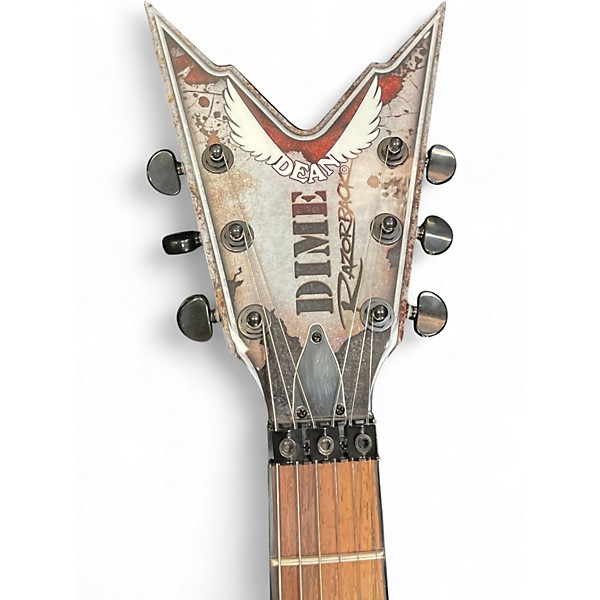 Used Dean Dime Razorback V RUST Solid Body Electric Guitar