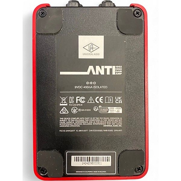 Used Universal Audio Anti 1992 High Gain Amp Effect Pedal