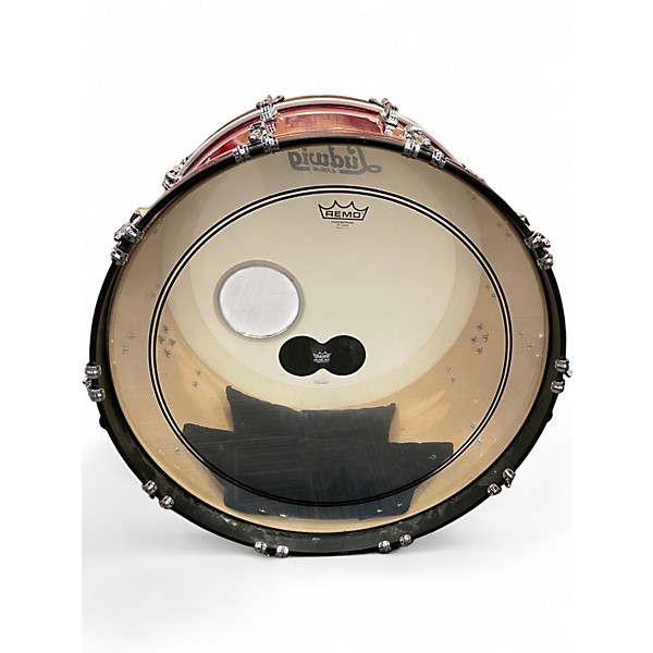 Used Ludwig 3 Piece CLASSIC MAPLE PRO BEAT RED SPARKLE Drum Kit