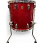 Used Ludwig 3 Piece CLASSIC MAPLE PRO BEAT RED SPARKLE Drum Kit