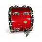 Used Ludwig 3 Piece CLASSIC MAPLE PRO BEAT RED SPARKLE Drum Kit