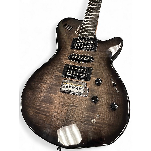 Used Godin XTSA Trans Black Solid Body Electric Guitar