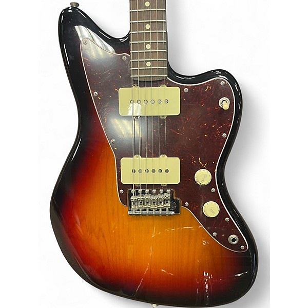 Used Fender American Performer Jazzmaster 3 Color Sunburst Solid Body Electric Guitar