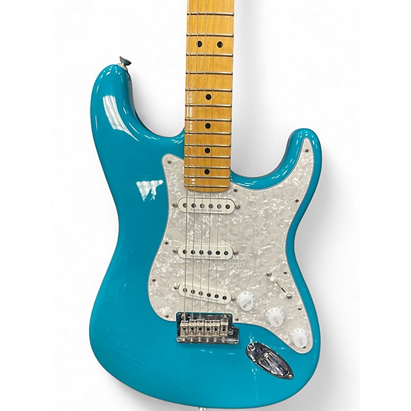 Used Fender American Professional II Stratocaster Miami Blue Solid Body Electric Guitar