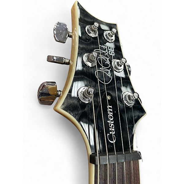 Used PRS SE Custom 24 Charcoal Burst Solid Body Electric Guitar